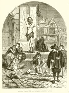 Wielka Plaga, 1665: Entuzjasta potępiający Londyn autorstwa English School