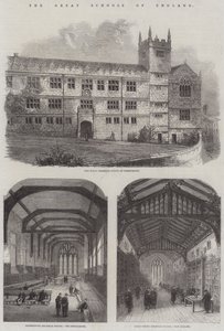 The Great Schools of England (Grawerowanie) autorstwa English School