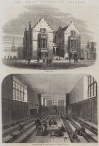 The Great Schools of England (Grawerowanie) autorstwa English School