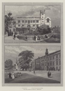 The Great Schools of England, Shrewsbury (grawerowanie) autorstwa English School
