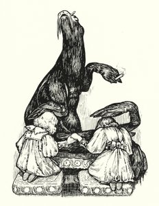 Das große Siegel segnet die Prinzessinnen von English School