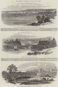 Wielka Zachodnia Kolej Kanady (rycina) autorstwa English School