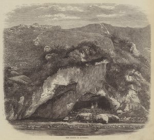Grota Bagneres (rycina) autorstwa English School