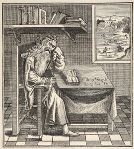 Pustelnik z Grub Street, zdjęcie opublikowane przez Richardsona, 1794 autorstwa English School
