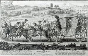 Highland Chase, 21 lutego 1745 autorstwa English School
