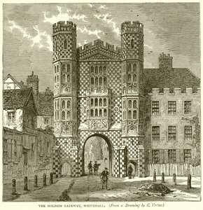 Brama Holbeina, Whitehall autorstwa English School