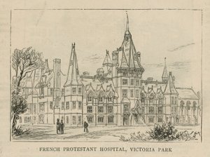 Hugenoci w Anglii: francuski szpital protestancki, Victoria Park autorstwa English School