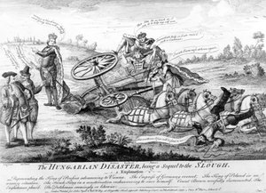 Katastrofa węgierska, będąca kontynuacją Slough, 1757 autorstwa English School