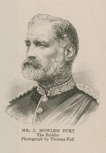 Imperial Institute: Pan J Mowlem Burt, budowniczy autorstwa English School