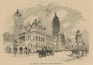 Imperial Institute of the United Kingdom, the Colonies and India, South Kensington, London autorstwa English School