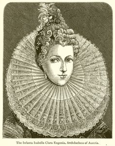 Infantka Isabella Clara Eugenia, arcyksiężna Austrii autorstwa English School