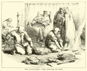 Inkwizycja, tortura ogniem autorstwa English School