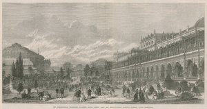 Galerie wystaw międzynarodowych, Royal Albert Hall i Ogrody Towarzystw Ogrodniczych, South Kensington autorstwa English School