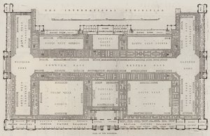 Wystawa Międzynarodowa, Plan Galerii (grafika) autorstwa English School