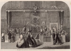 Międzynarodowa Wystawa; Gobeliny z gobelinami i Beauvais oraz Chiny z Sevres autorstwa English School
