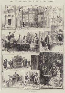 Międzynarodowa Wystawa Zdrowia, Sąd Chiński (grafika) autorstwa English School