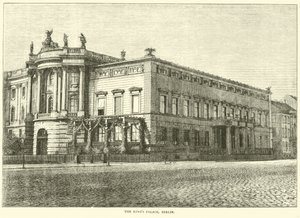Pałac Królewski, Berlin, marzec 1871 autorstwa English School