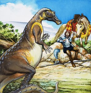 Dama i smok autorstwa English School