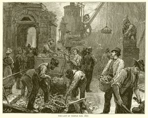 Ostatni z Temple Bar, 1877 autorstwa English School