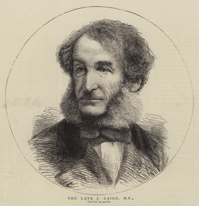 Późny J Laird, MP (grawerowanie) autorstwa English School