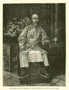 Nieżyjący już Jin-Lin, gubernator prowincji Kanton Quang-Tung autorstwa English School