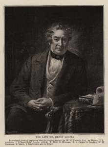 Der verstorbene Mr. Henry Graves (Gravur)
