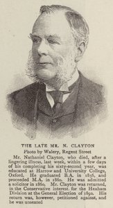 Późny pan N Clayton (grafika) autorstwa English School