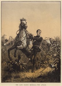 Późny książę cesarski, atak (rycina) autorstwa English School