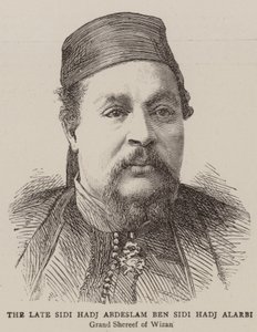 Thalat Sidi Hadj Abdessalem Ibn Sidi Hadj Al-Arabi (rycina) autorstwa English School