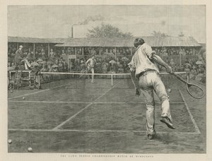 Mecz Lawn Tennis Championship na Wimbledonie autorstwa English School