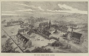 The London Orphan Asylum, Watford (grawerowanie) autorstwa English School