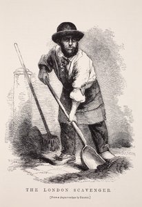 The London Scavenger, według dagerotypu Richarda Bearda, ilustracja z London Labor i London Poor Henry