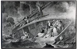 Strata East Indiaman "Halsewell", 6 stycznia 1786 r. autorstwa English School