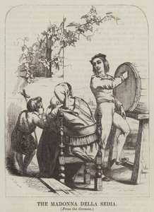 Madonna Krzesła (rycina) autorstwa English School