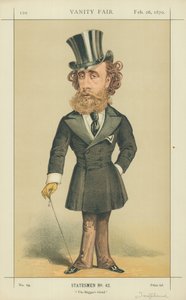 The Marquis (John) Townshend, The Beggars Friend, 26 lutego 1870, komiks Vanity Fair autorstwa English School