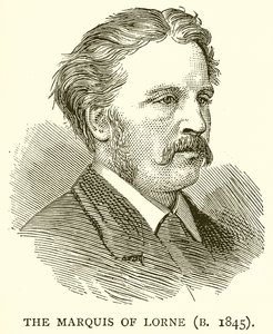Markiz Lorne (ur. 1845) autorstwa English School