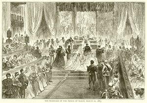 Ślub księcia Walii, 10 marca 1863 r autorstwa English School