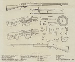 Karabin Martini-Henry (grawerowanie) autorstwa English School