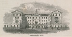 Powiększony szpital Middlesex autorstwa English School