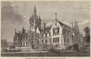 Szpital Morgana, Dundee (grawerowanie) autorstwa English School