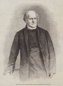Przewielebny dr Charles Thomas Longley, arcybiskup Canterbury (rycina) autorstwa English School