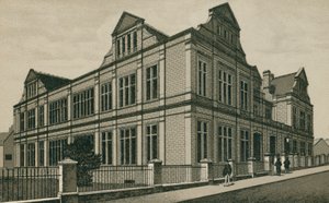 Muzeum, Ipswich (litografia) autorstwa English School