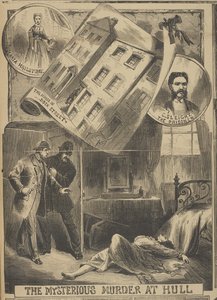 „Tajemnicze morderstwo w Hull”, Illustrated Police News autorstwa English School