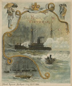 Przegląd Marynarki Wojennej, Spithead, 23 lipca 1886 r. autorstwa English School