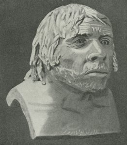 Neandertalczyk z La Chapelle-aux-Saints autorstwa English School