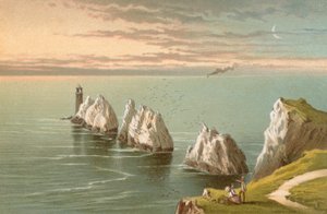 Igły — wyspa Wight autorstwa English School