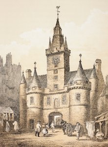 The Netherbow Port, Edynburg, z „The Scots Worthies Według Howie
