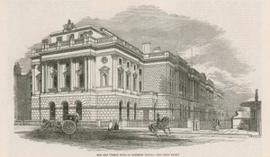 Nowe (zachodnie) skrzydło Somerset House autorstwa English School