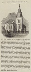 Nowy kościół św. Tomasza, Charterhouse (rycina) autorstwa English School