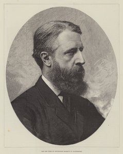 Nowy książę Devonshire, markiz Hartington (grawerowanie) autorstwa English School